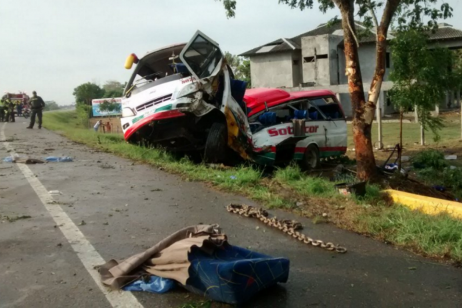 Cinco muertos en grave accidente de tránsito en Montería