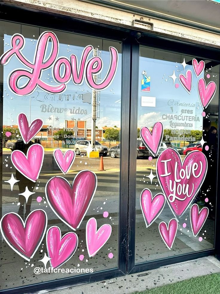Decoración amor y amistad negocio