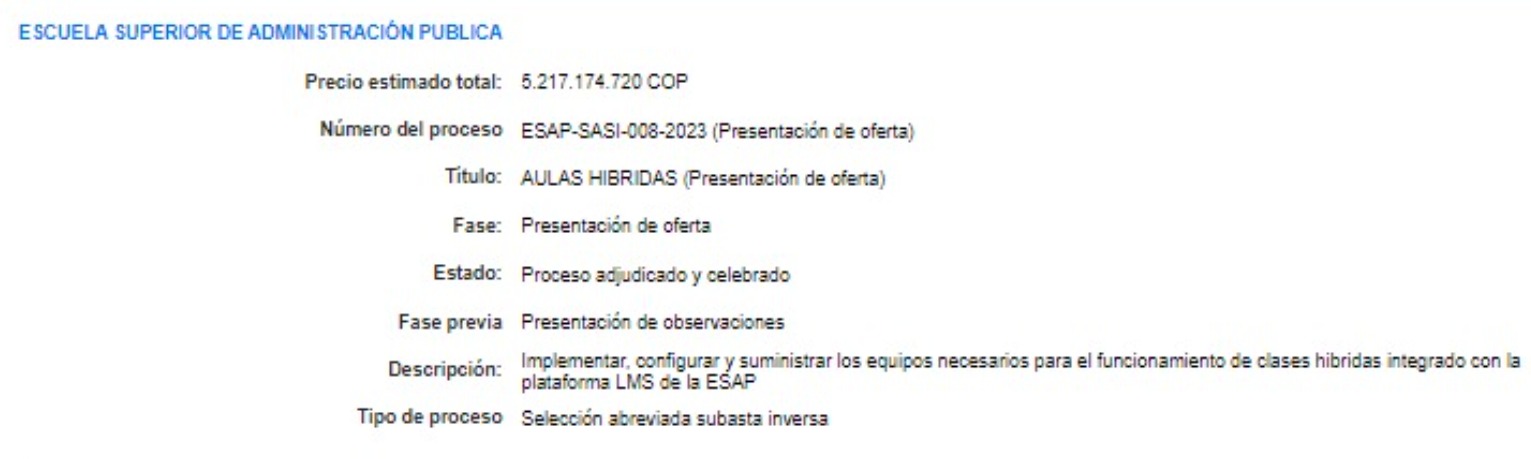Contrato ESAP