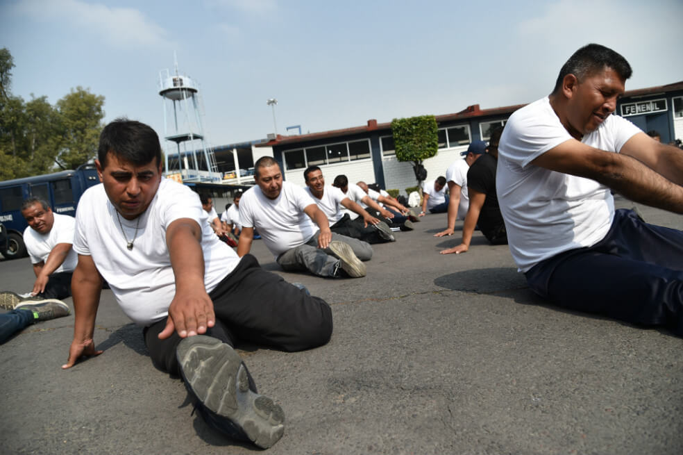 El programa para acabar con la obesidad en la Policía