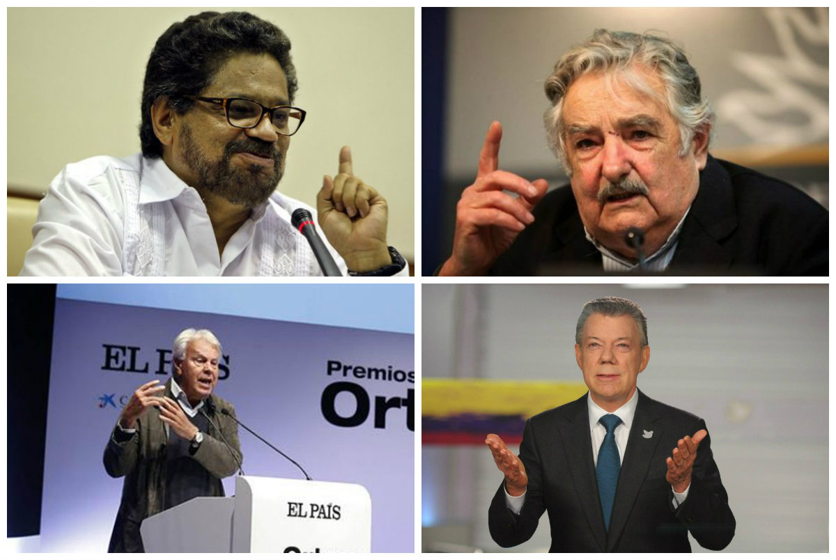 Santos y Farc se reunirán con expresidentes González y Mujica para evaluar avances de paz