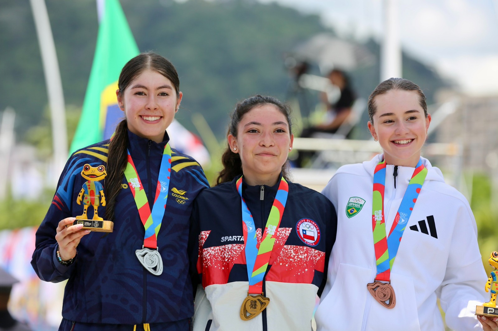 Así quedó el medallero de los Sudamericanos Juveniles tras el quinto día de competencia