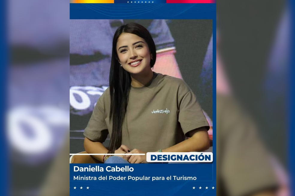 Quién es Daniela Cabello, nueva ministra de Turismo en Venezuela e hija de Diosdado Cabello