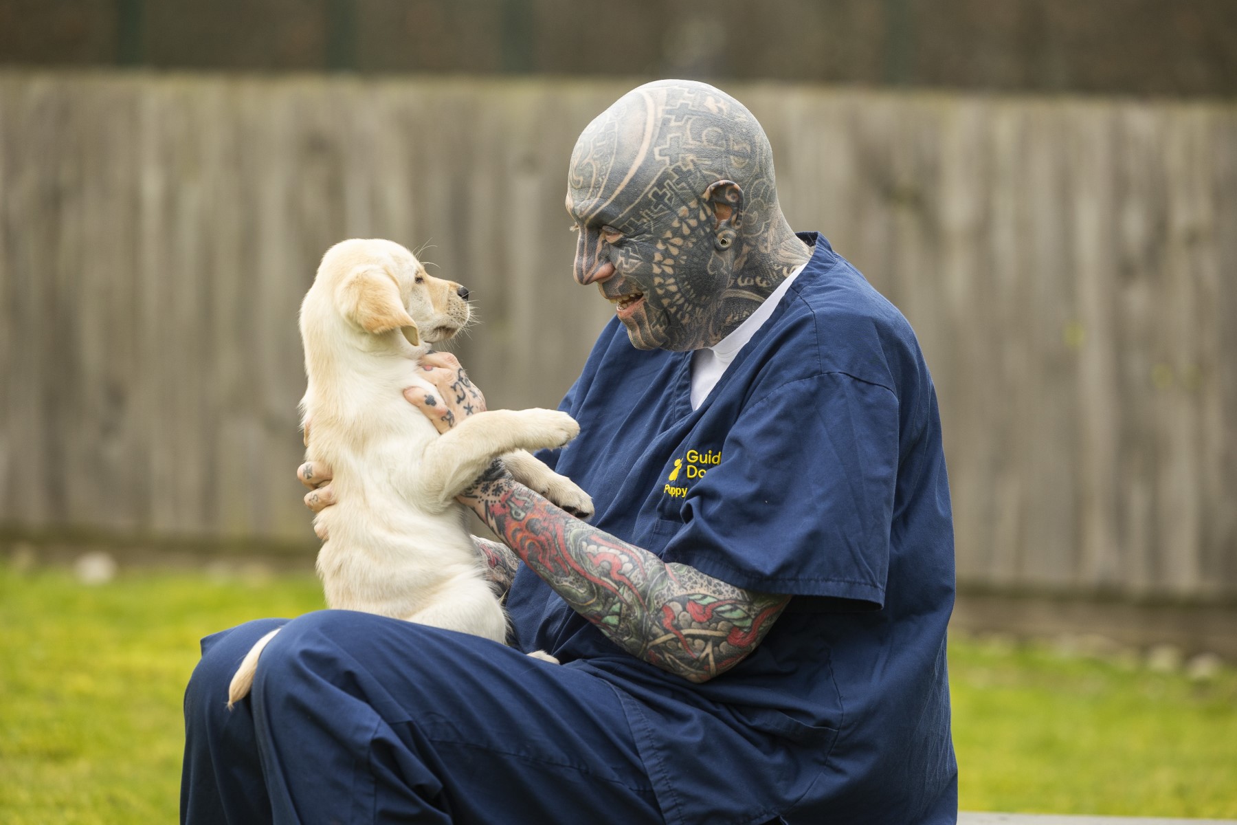 ¿Por qué las personas con tatuajes son ideales para entrenar a los perros guía?
