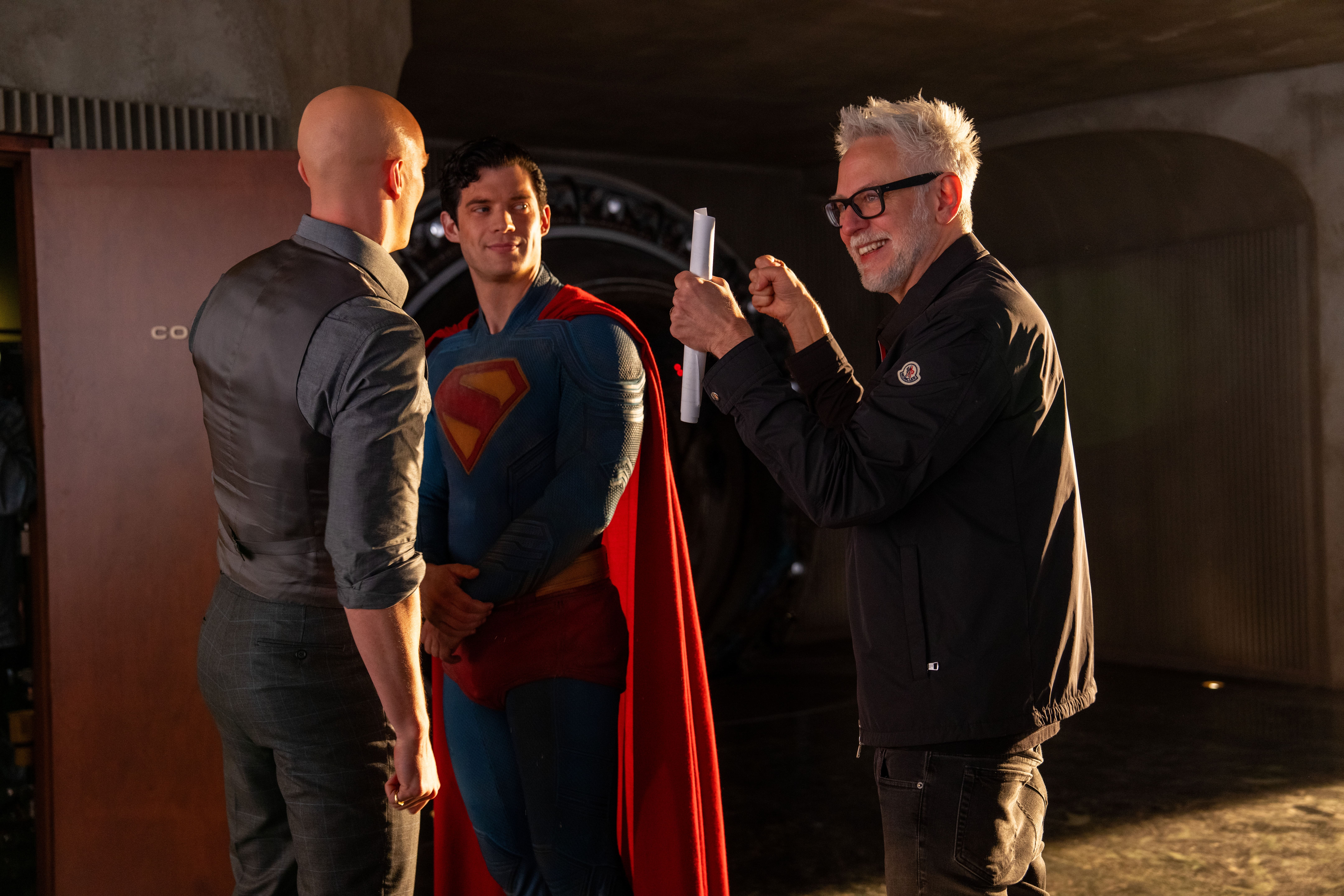 Superman escena de la película de 2025