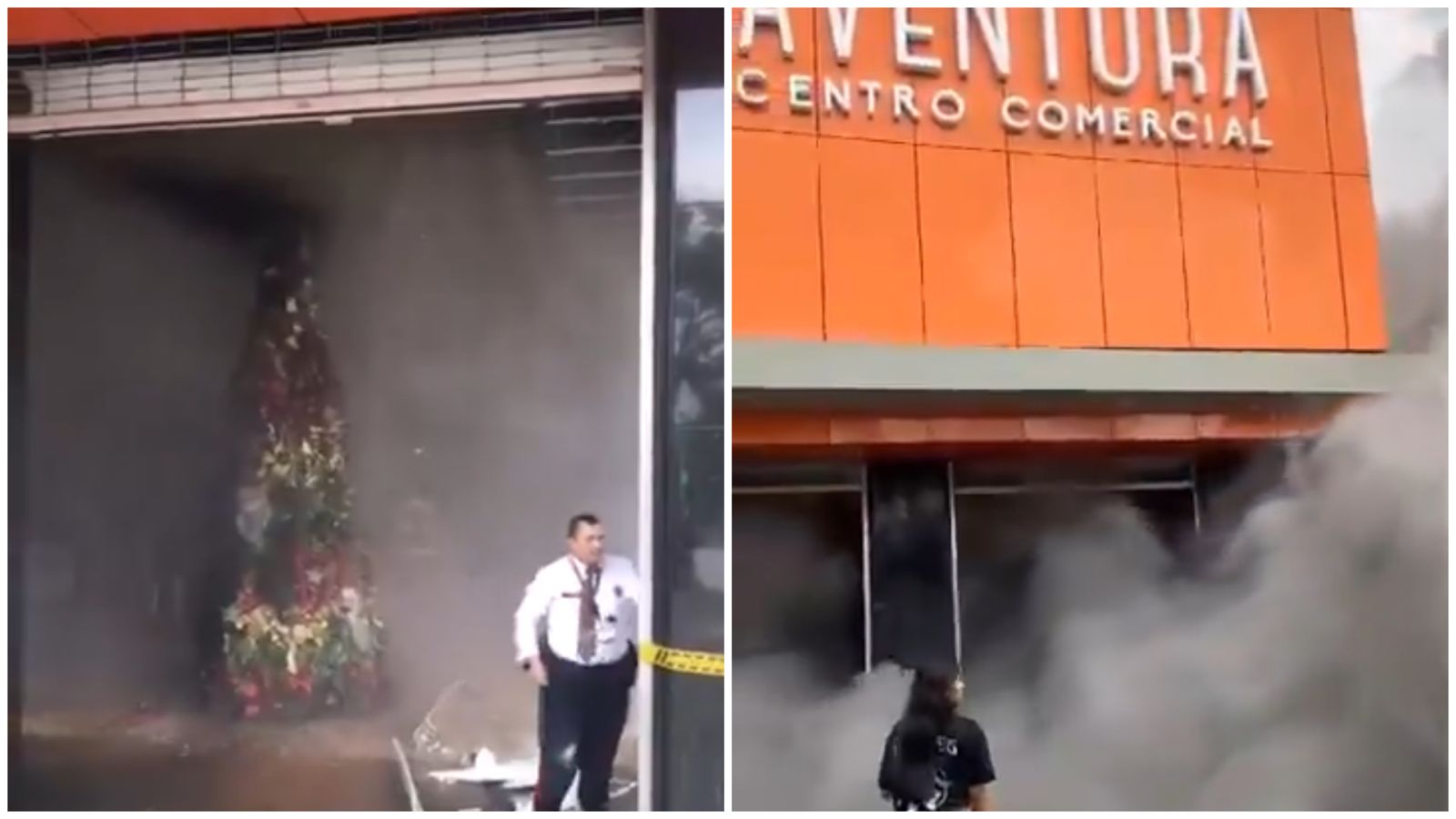 Encapuchados provocaron incendio en Centro Comercial Aventura en Medellín
