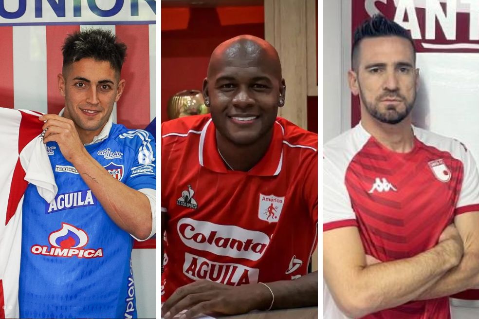 Los fichajes más relevantes del presente mercado de pases del fútbol colombiano