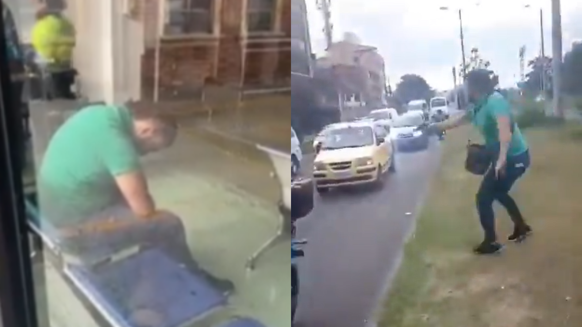 Liberaron a conductor que disparó tras protagonizar choque múltiple en Galerías