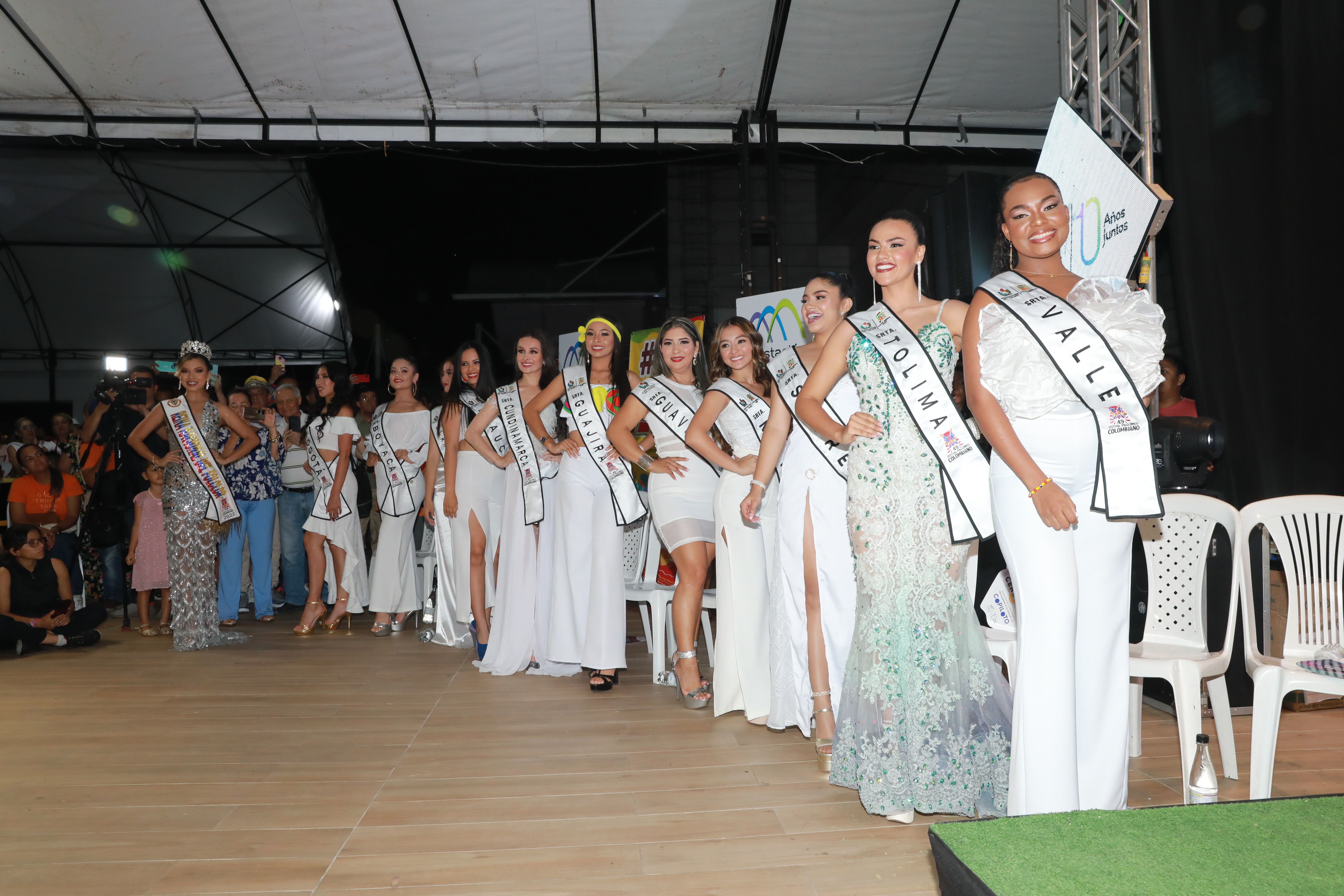 Candidatas Reinado Nacional del Folclor 2023.