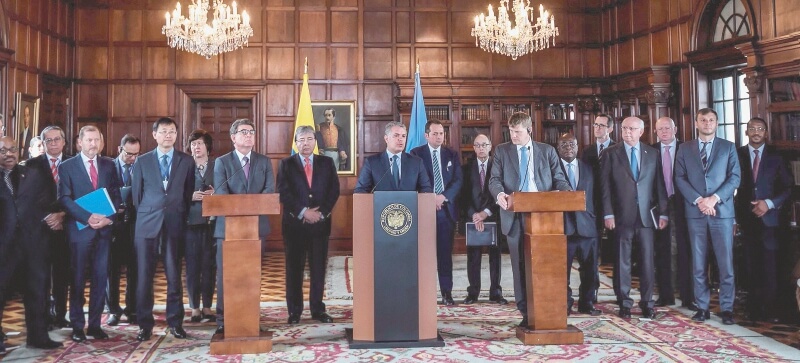 ONU, jugada por la paz de Colombia