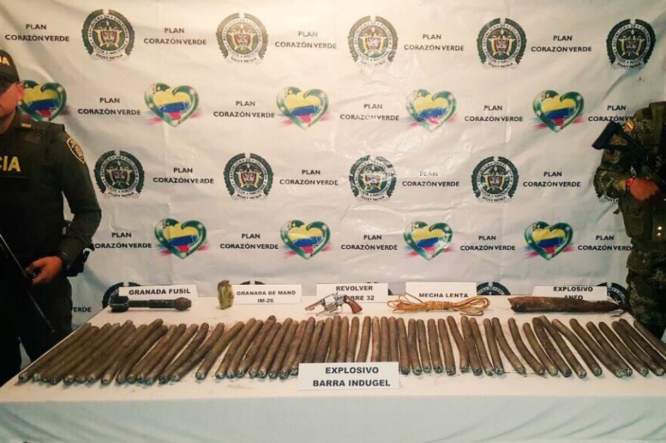 Ejército incauta material explosivo que pertenecía a Los Rastrojos
