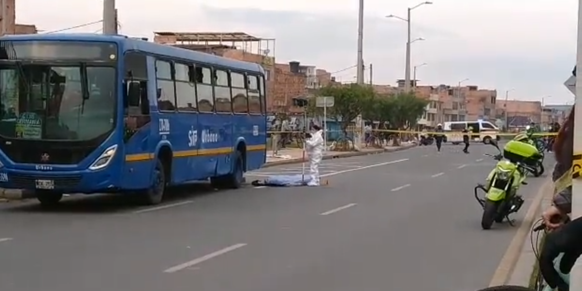 Accidente en la Avenida Cali deja un motociclista muerto