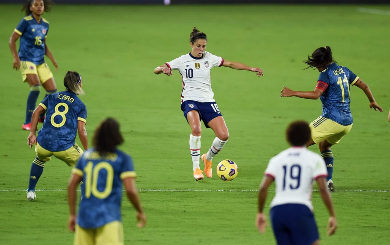La selección Colombia femenina cayó 4-0 ante Estados Unidos