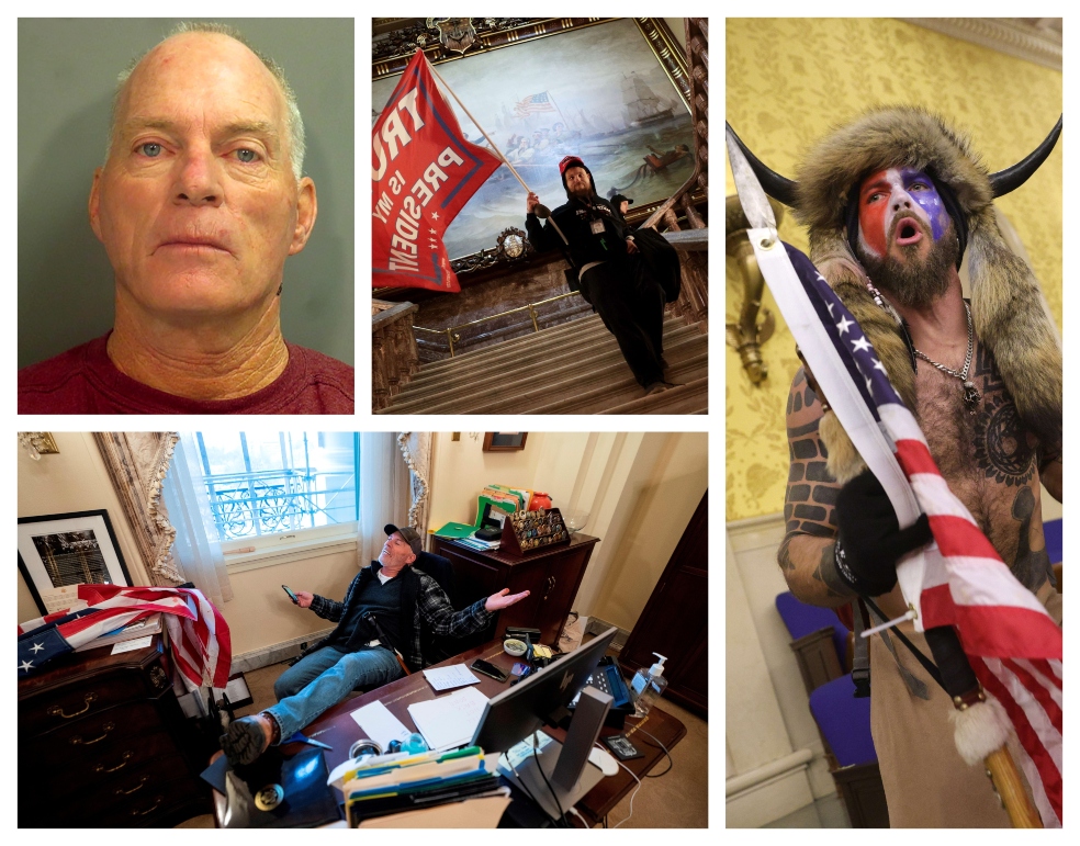Los violentos manifestantes pro-Trump arrestados por el FBI en EE. UU.