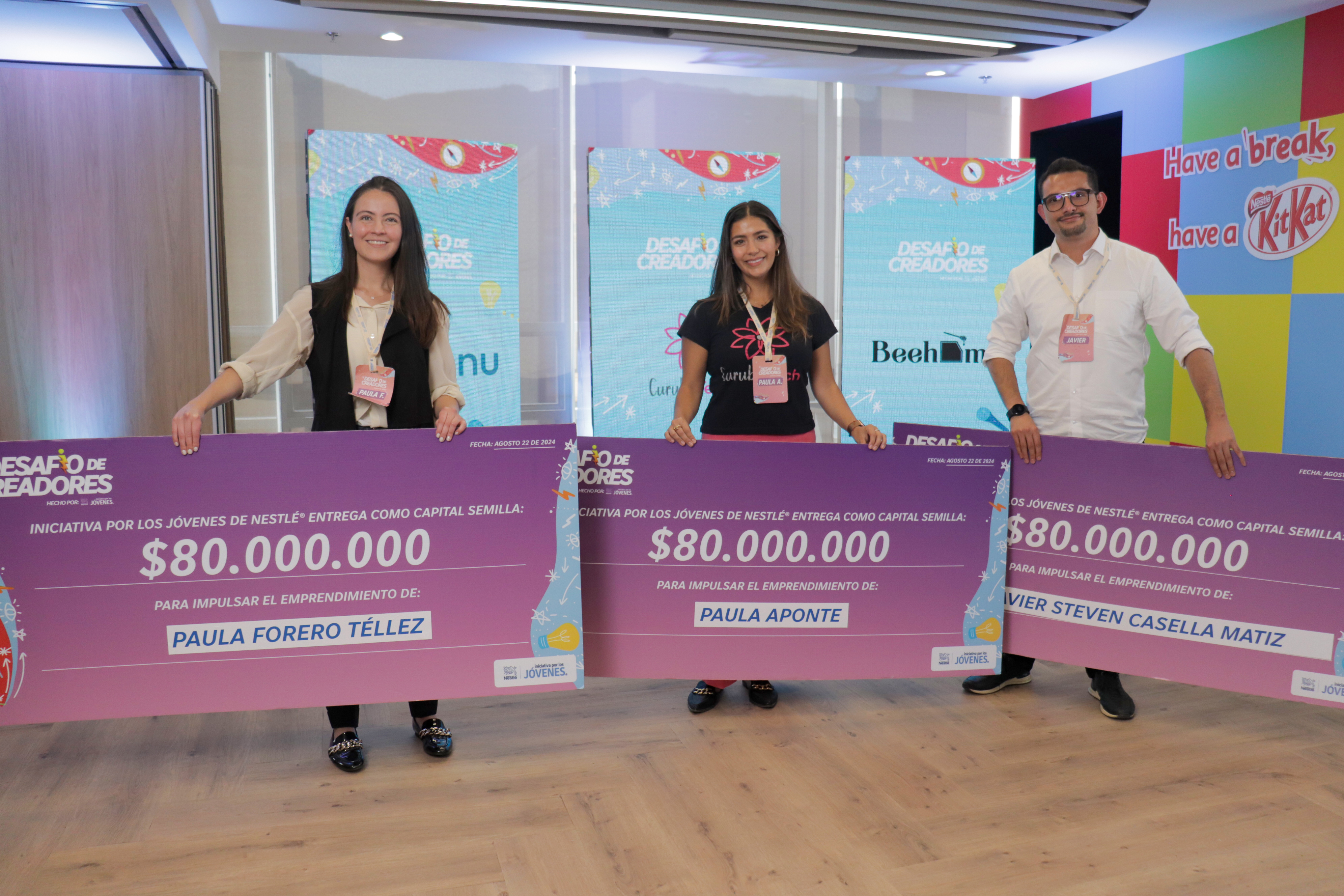 Tres emprendimientos se ganaron, cada uno, $ 80 millones para crecer su negocio