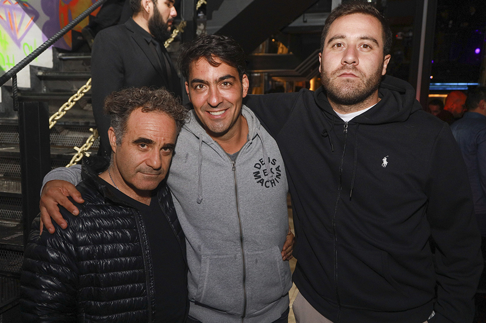 Guillermo Portales, Christopher Carpentier y Hugo Pelay Lanzamiento Clandestino Bar