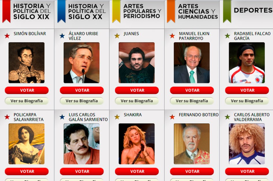Uribe, en lista del «Gran Colombiano»