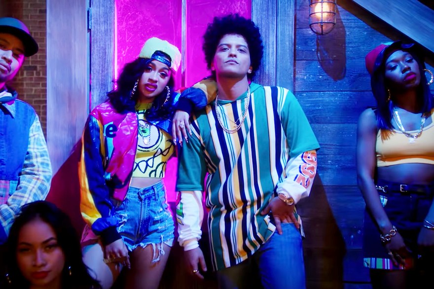 Cardi B y Bruno Mars.