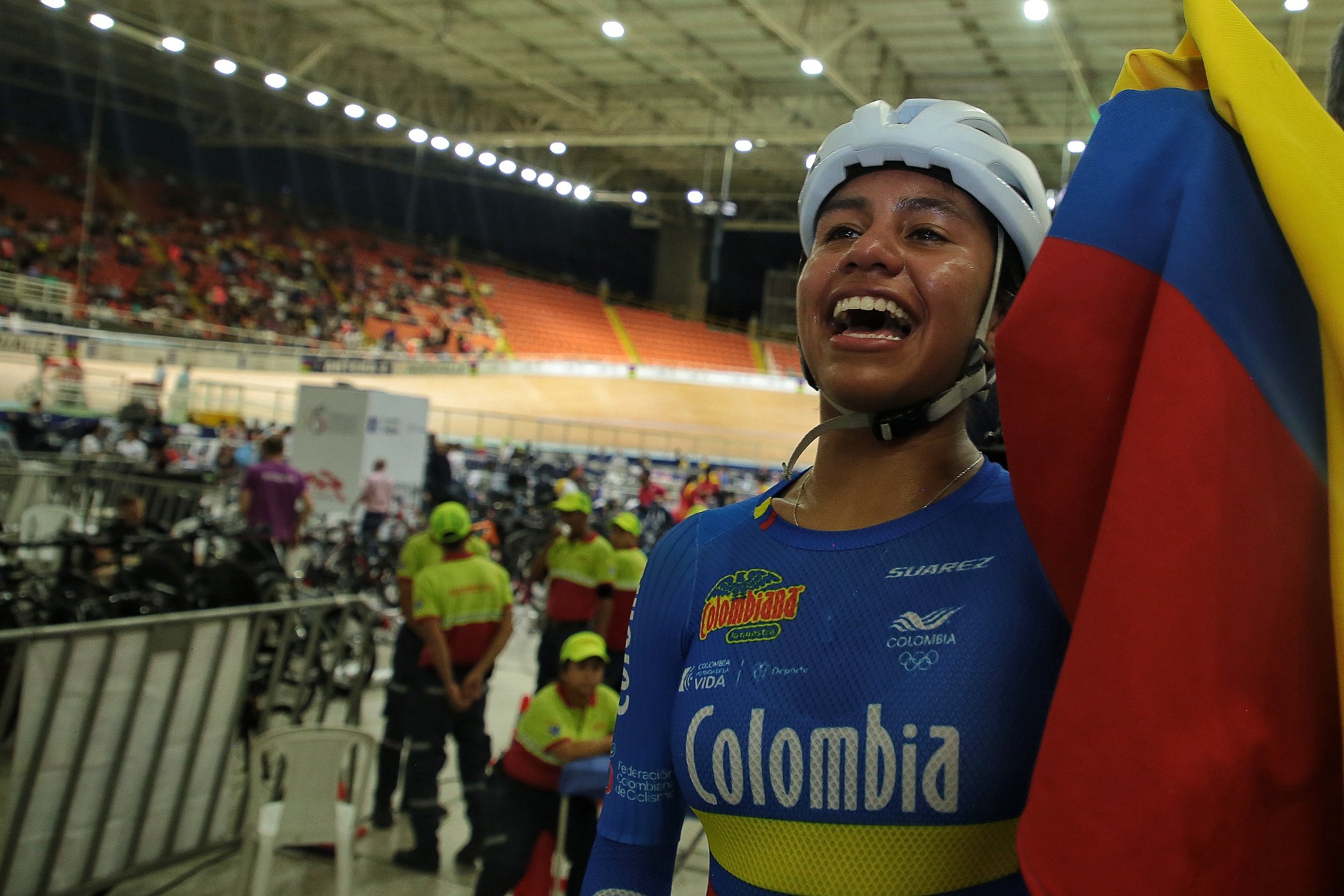 Juliana Londoño, campeona del Mundial Juvenil de Ciclismo de Pista