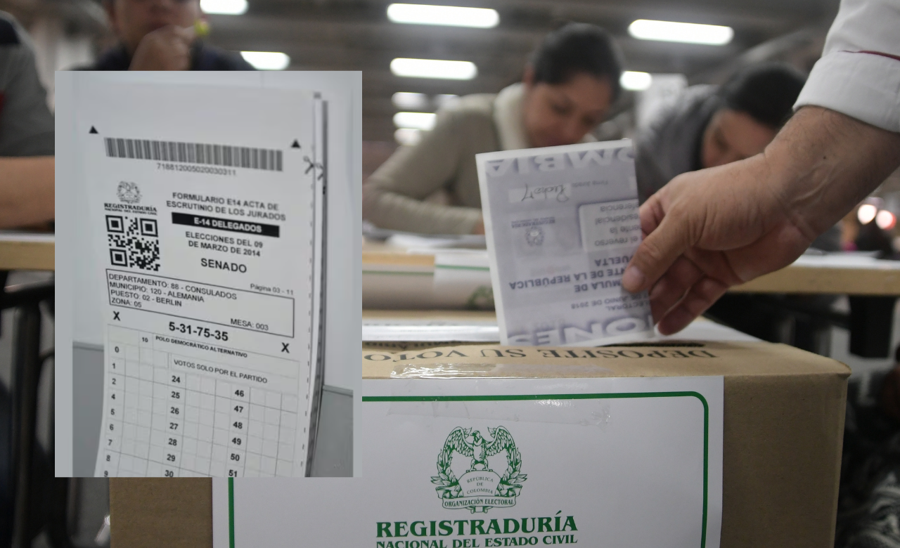 Así funcionan los formularios E-14, foco de la polémica entre Petro y la Registraduría