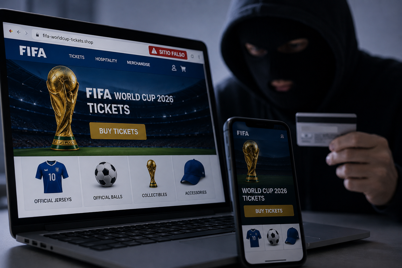La nueva estafa del Mundial: sitios falsos de la FIFA son usados para robar dinero