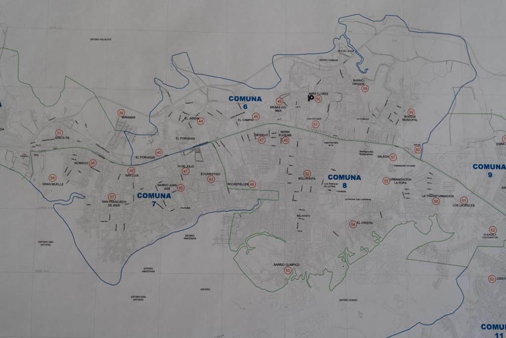 Mapa de confrontaciones de bandas en Buenaventura- un insumo de la Fund. Pares.