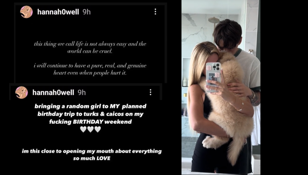Hannah Howell acusó a Peso Pluma de infidelidad y le envió una advertencia
