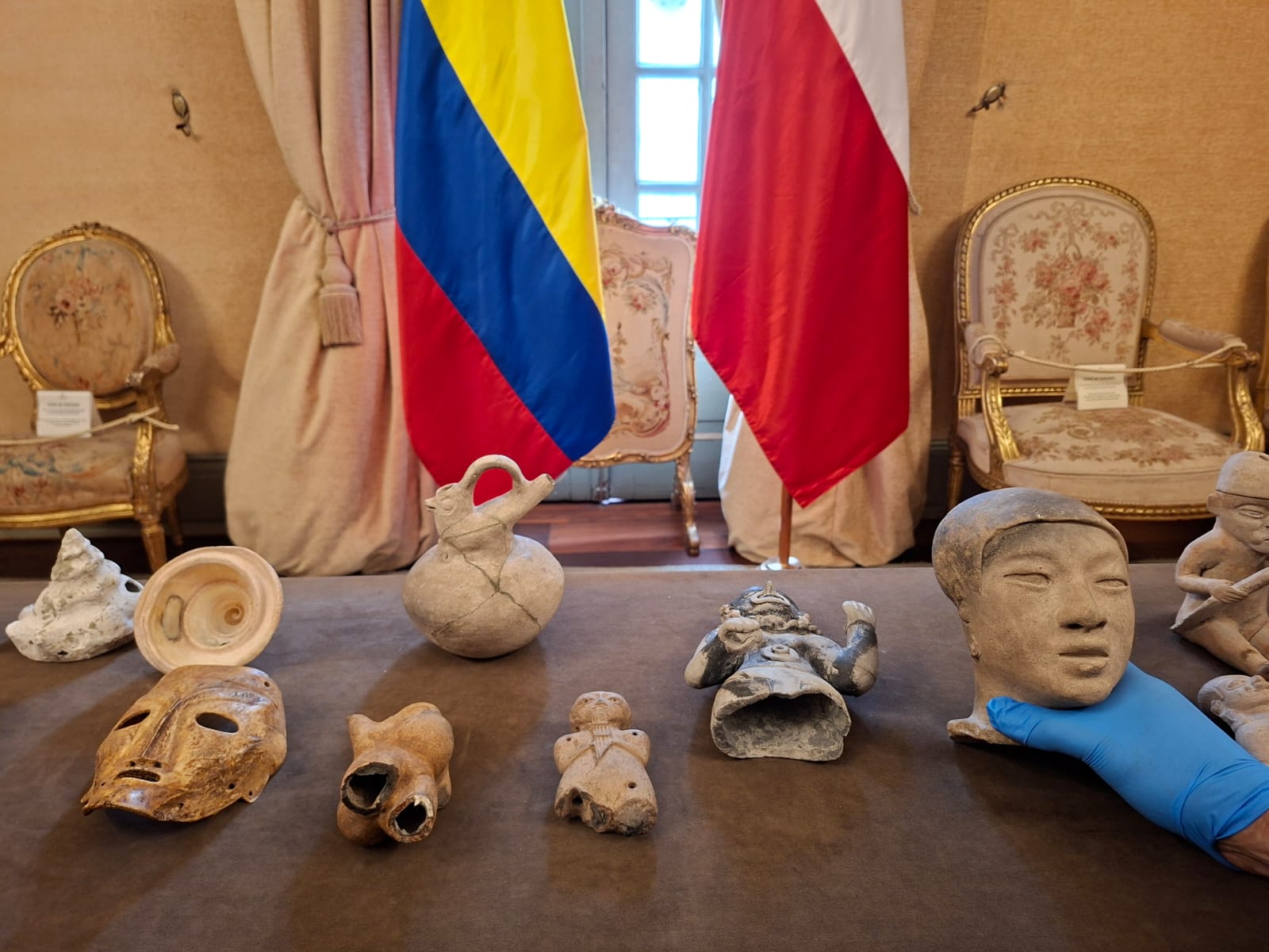 Colombia recuperó 174 objetos arqueológicos provenientes de Chile