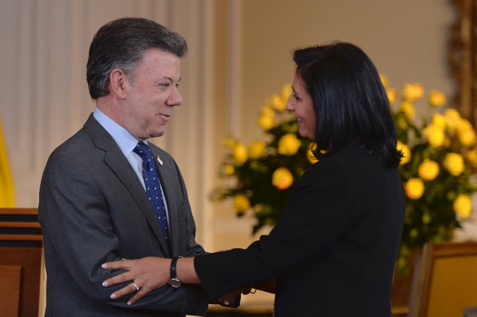 El presidente Juan Manuel Santos tomó el juramento este jueves a la abogada externadista Gloria Stella Ortiz como magistrada de la Corte Constitucional.