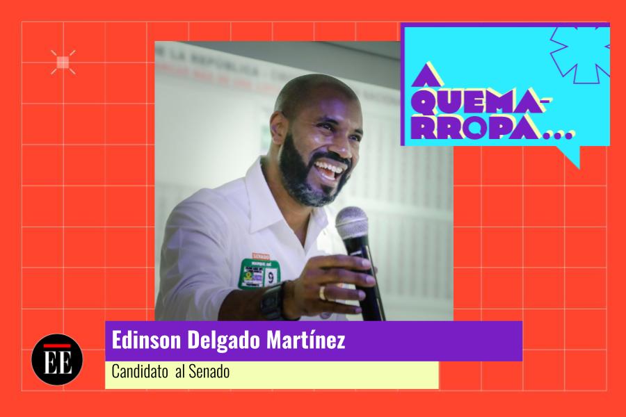 A Quemarropa con Edinson Delgado, candidato al Senado por Centro Esperanza