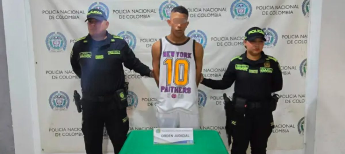 Capturan a alias ‘Angelito’, presunto reclutador de menores de ‘Los Costeños’ en Malambo