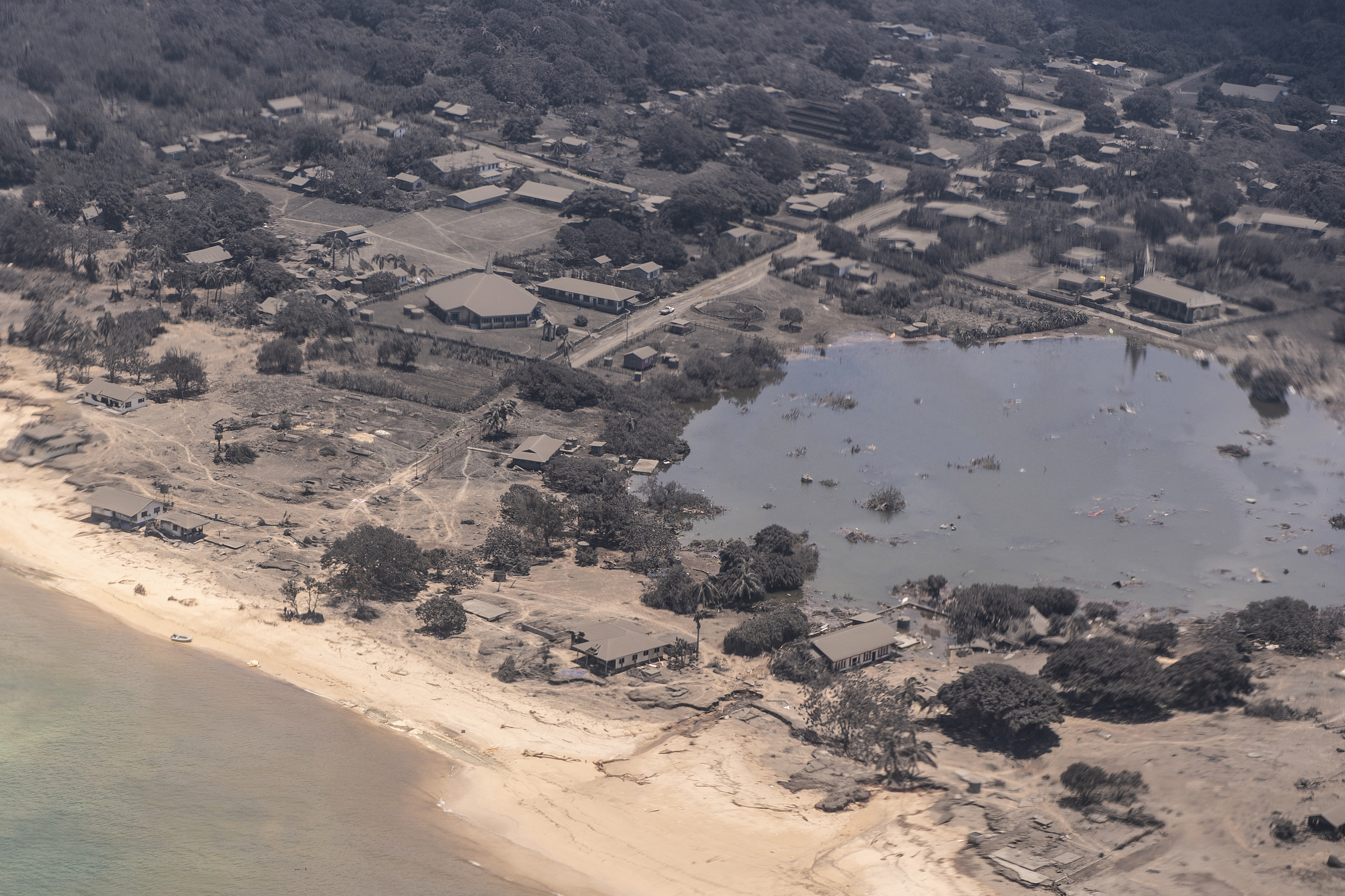 Tsunami en Tonga: primeras imágenes después de la inundación