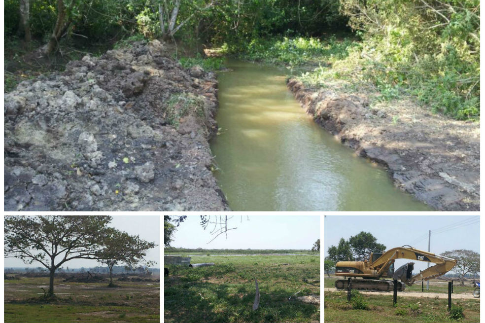 Empresarios secan laguna en el Casanare
