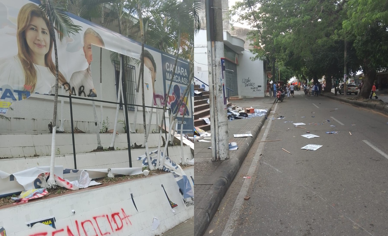 Centro Democrático denunció ataque a su sede en Neiva: esto dijo el gobierno Petro