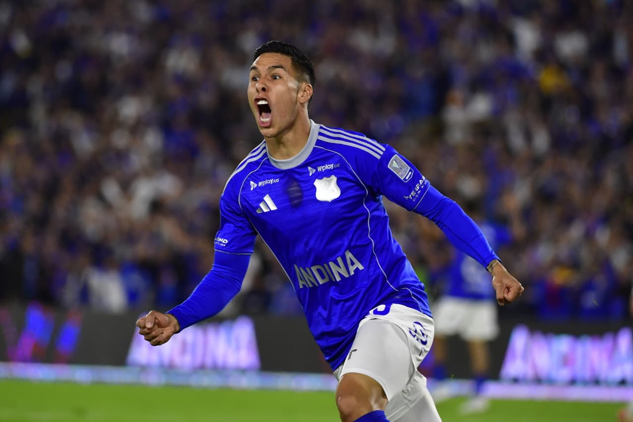 Millonarios goleó 4-1 a Once Caldas en Manizales y es quinto en la Liga Betplay