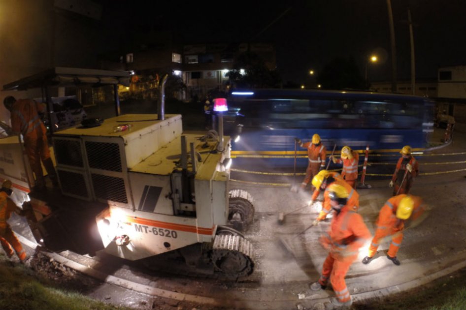 Distrito ha invertido $2.300 millones para mejorar vías del SITP y Transmilenio
