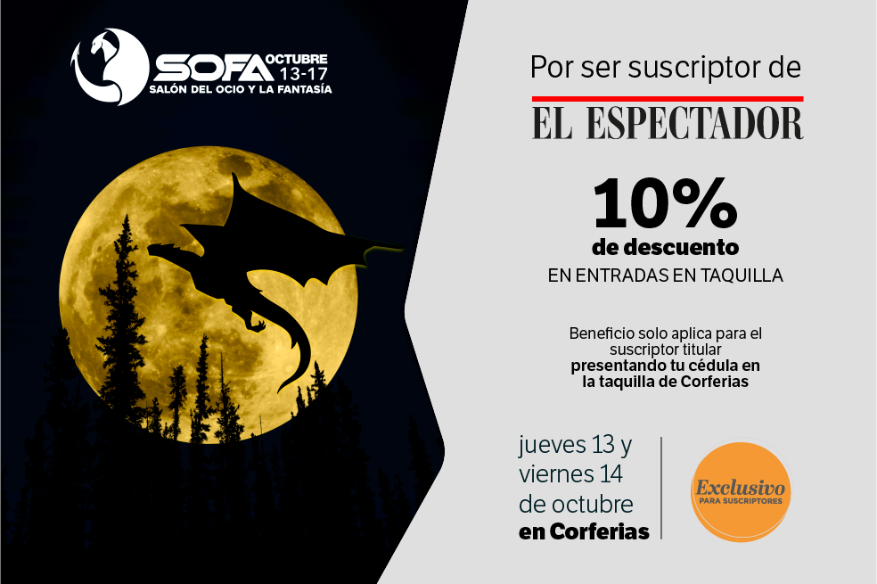 SOFA 2022: asiste al salón del ocio y la fantasía en Corferias y recibe 10% dcto