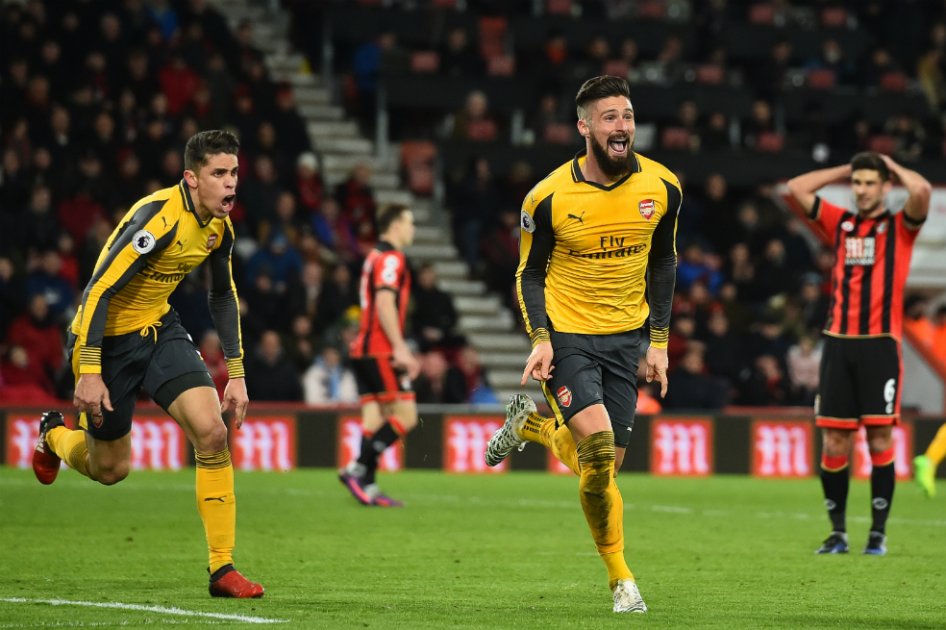 Arsenal, del 0-3 al empate en el último minuto ante el Bournemouth