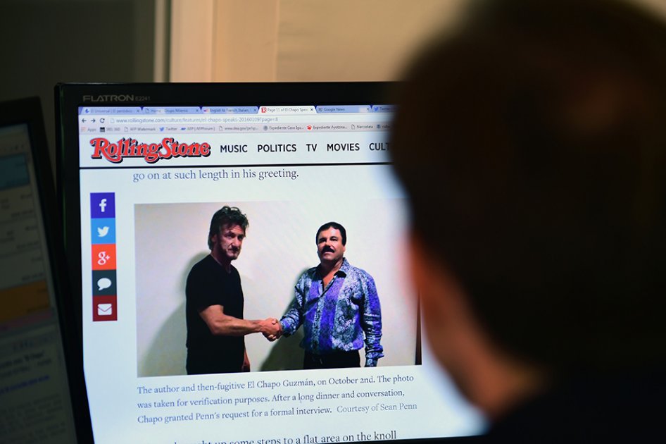 Casa Blanca dice que acercamiento de Sean Penn a «el Chapo» plantea muchas dudas