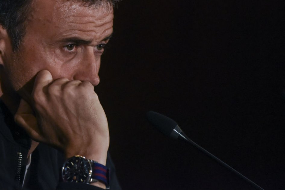 Luis Enrique: "La Champions era un objetivo que nos ilusionaba. El equipo está triste"