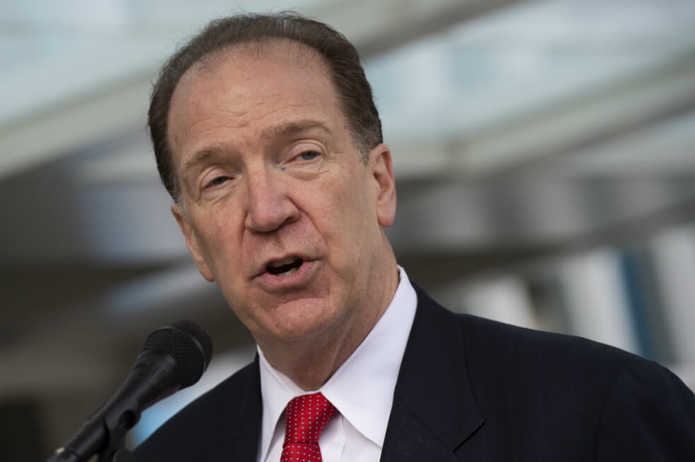 David Malpass, nuevo presidente del Banco Mundial, dice que es urgente reducir la pobreza