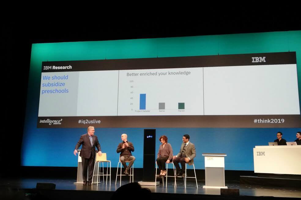 La inteligencia artificial de IBM perdió debatiendo con un humano