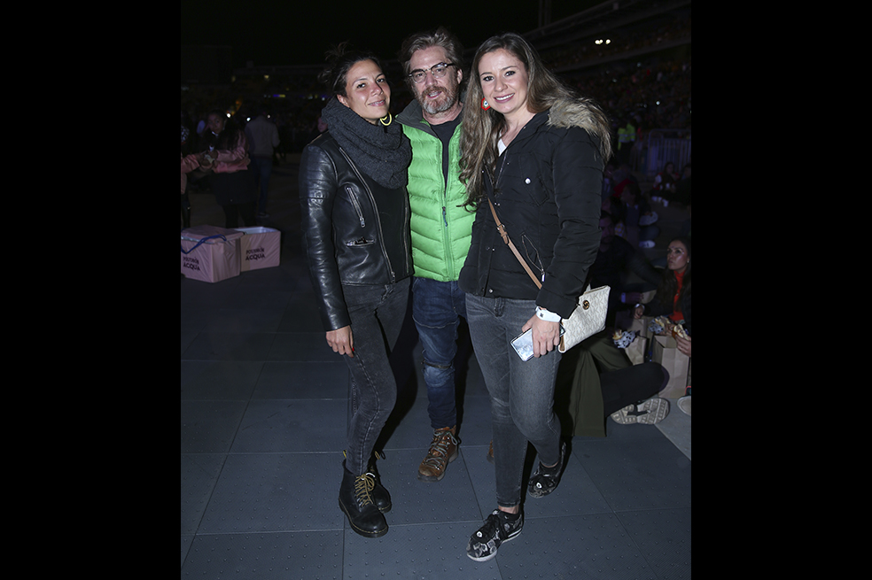Margarita Díaz, Nicolás Montero y Andrea Amaya.
