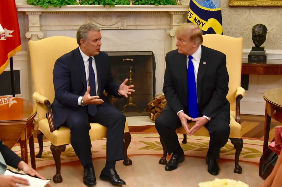 Lo que quedó de la reunión Duque-Trump