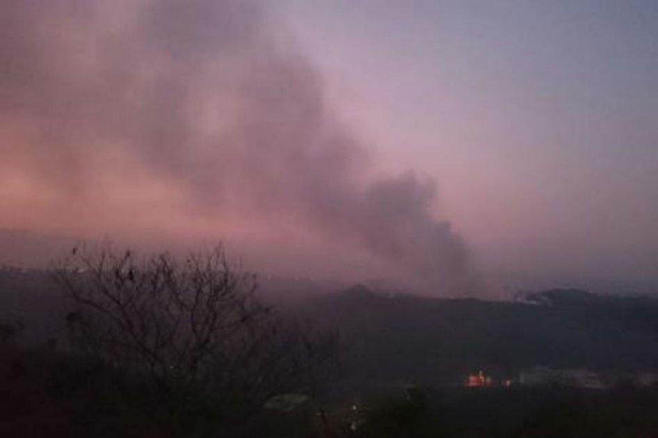 Controlado incendio en relleno sanitario del área metropolitana de Bucaramanga
