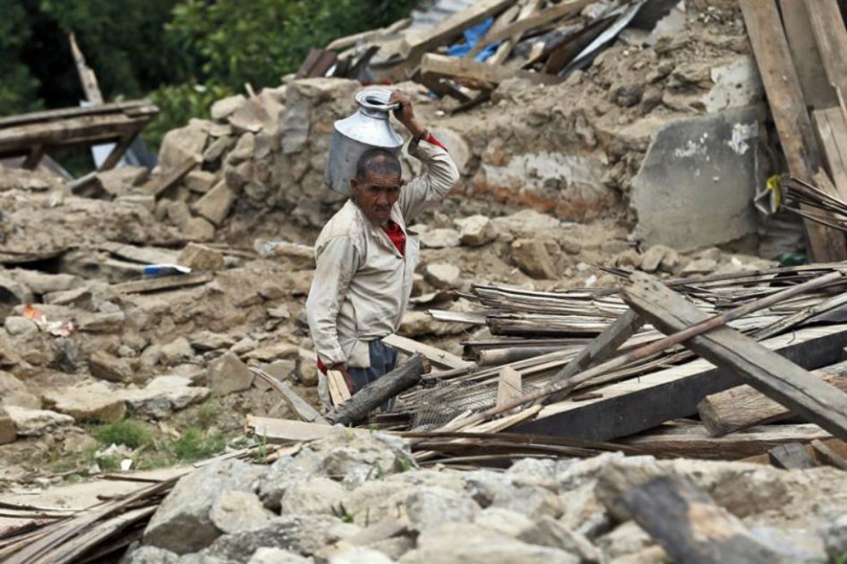 Terremoto de 5,7 grados sacude nuevamente a Nepal