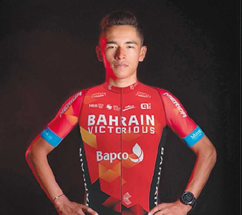 Santiago Buitrago ganó la segunda etapa y es líder del Saudi Tour