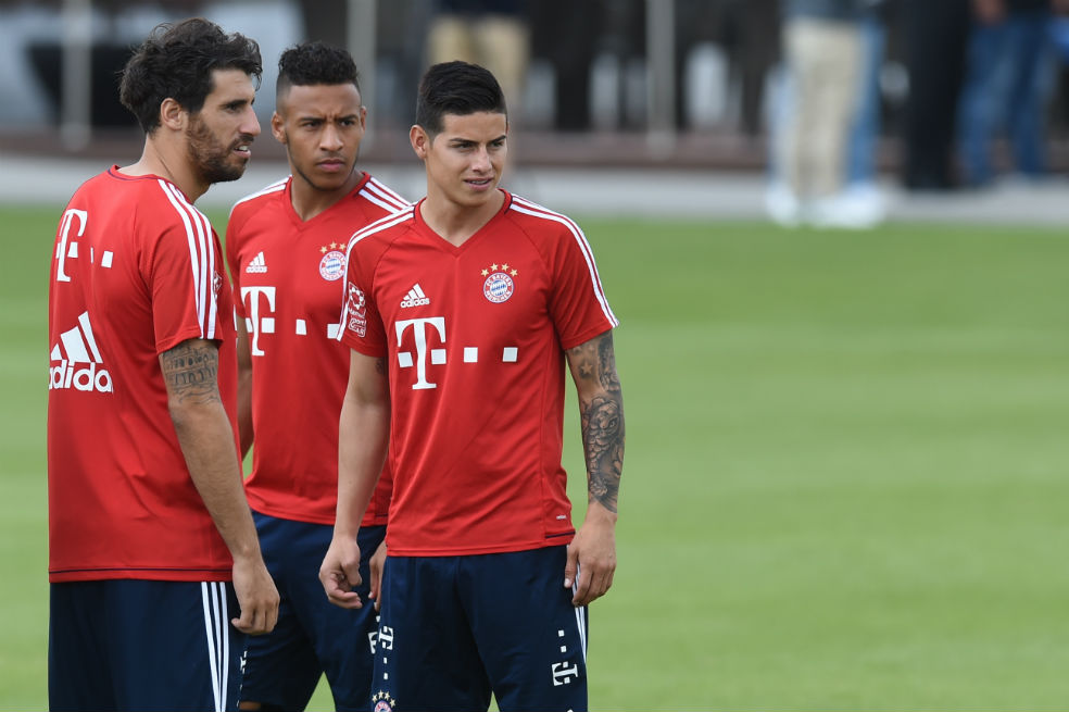 James debutará con el Bayern Múnich en la Telekom Cup