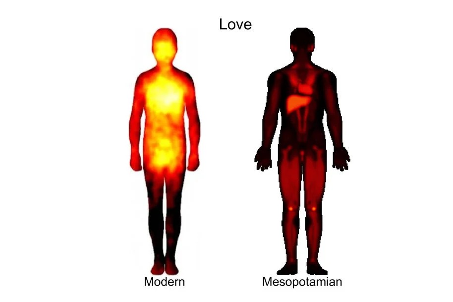 Estudio revela que los antiguos mesopotámicos sentían el amor en el hígado y la ira en los pies