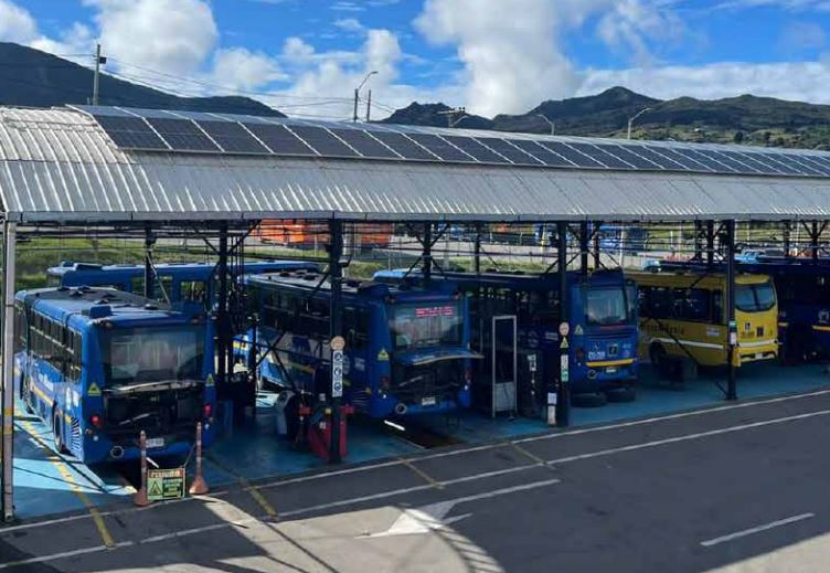 Este será el patio del Sitp que funcionará con paneles solares en Usme